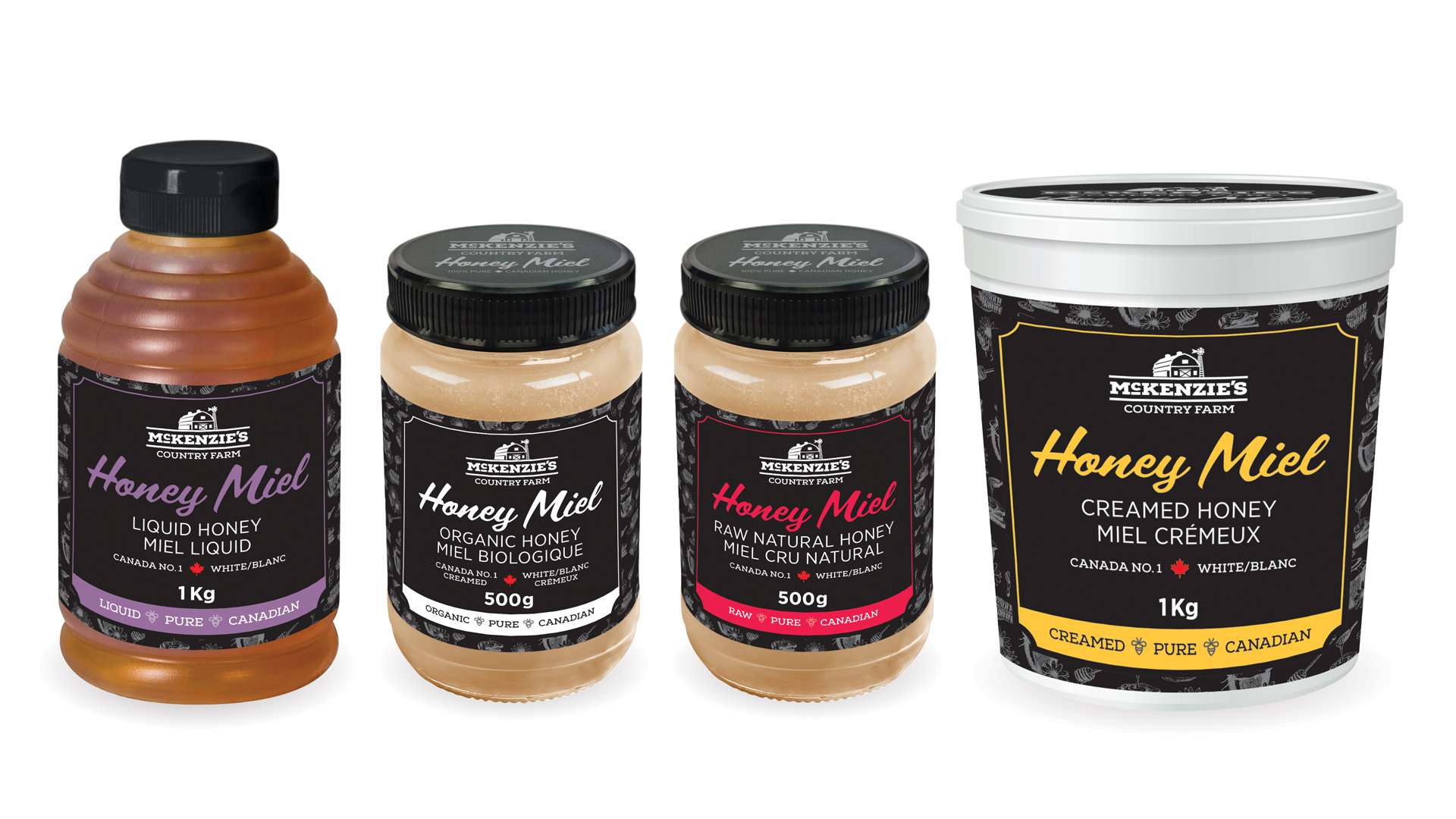 McKenzie's Country Farm Honey product line