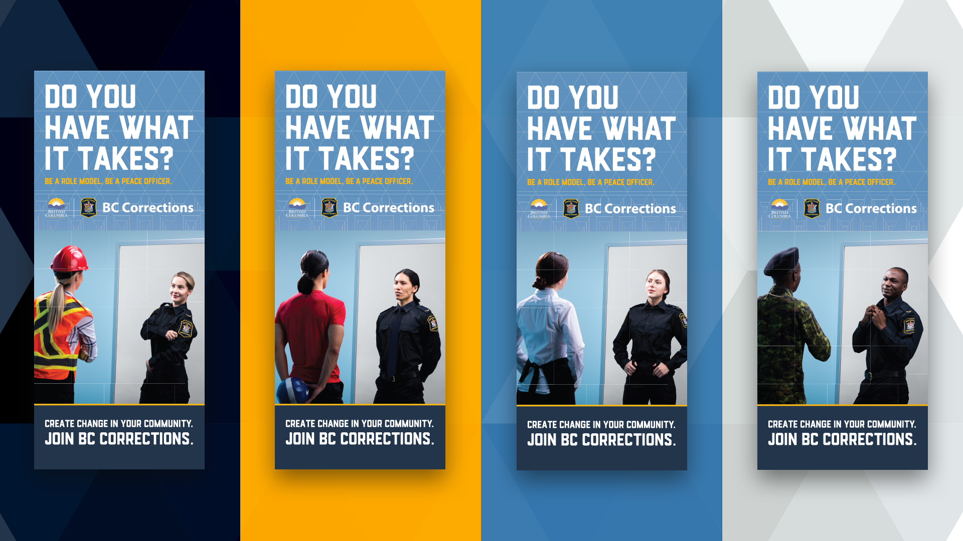 BC Corrections | Adult Custody Division Recruitment Pop-Up Banners