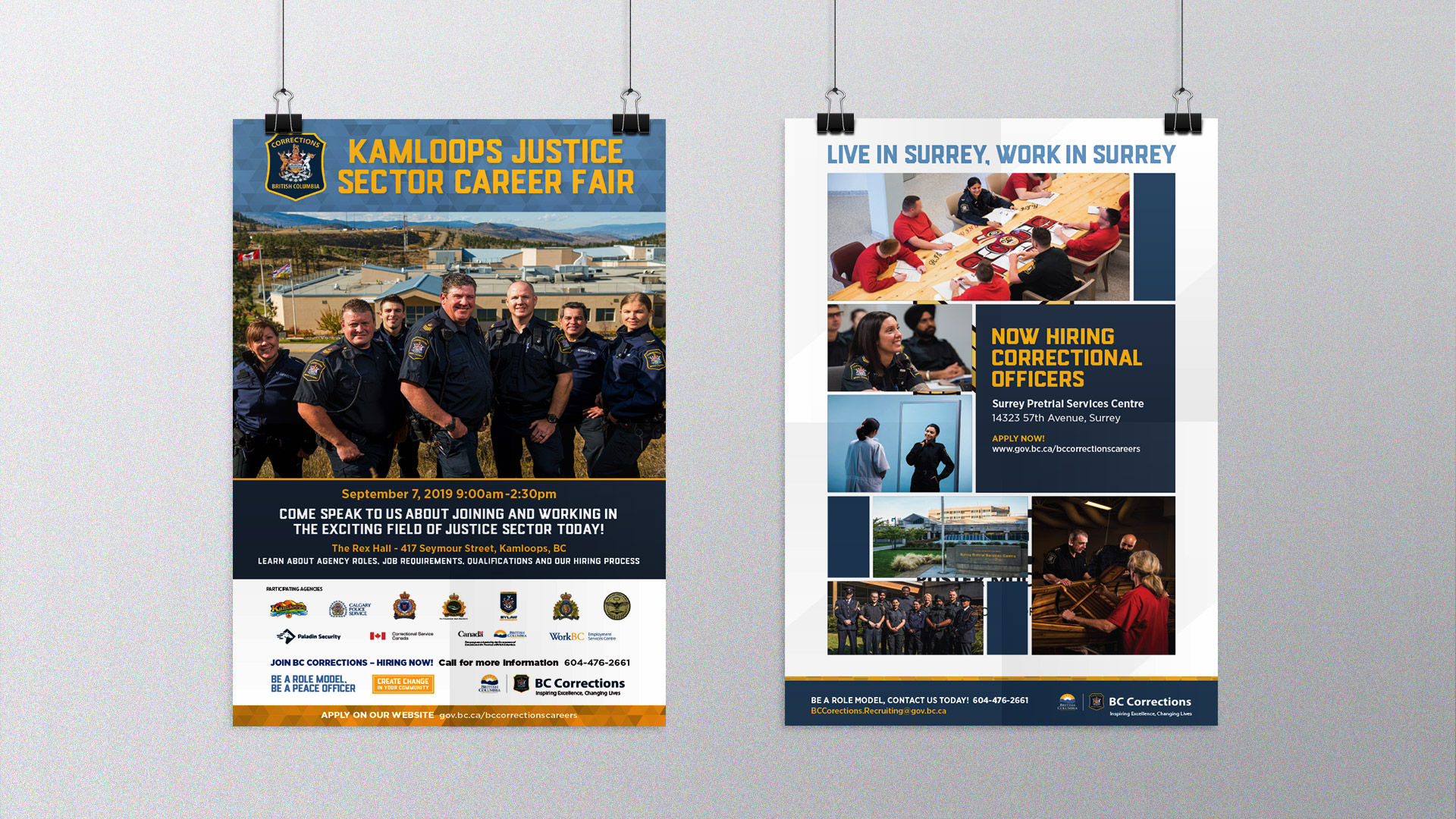 BC Corrections | Adult Custody Division Recruitment Posters