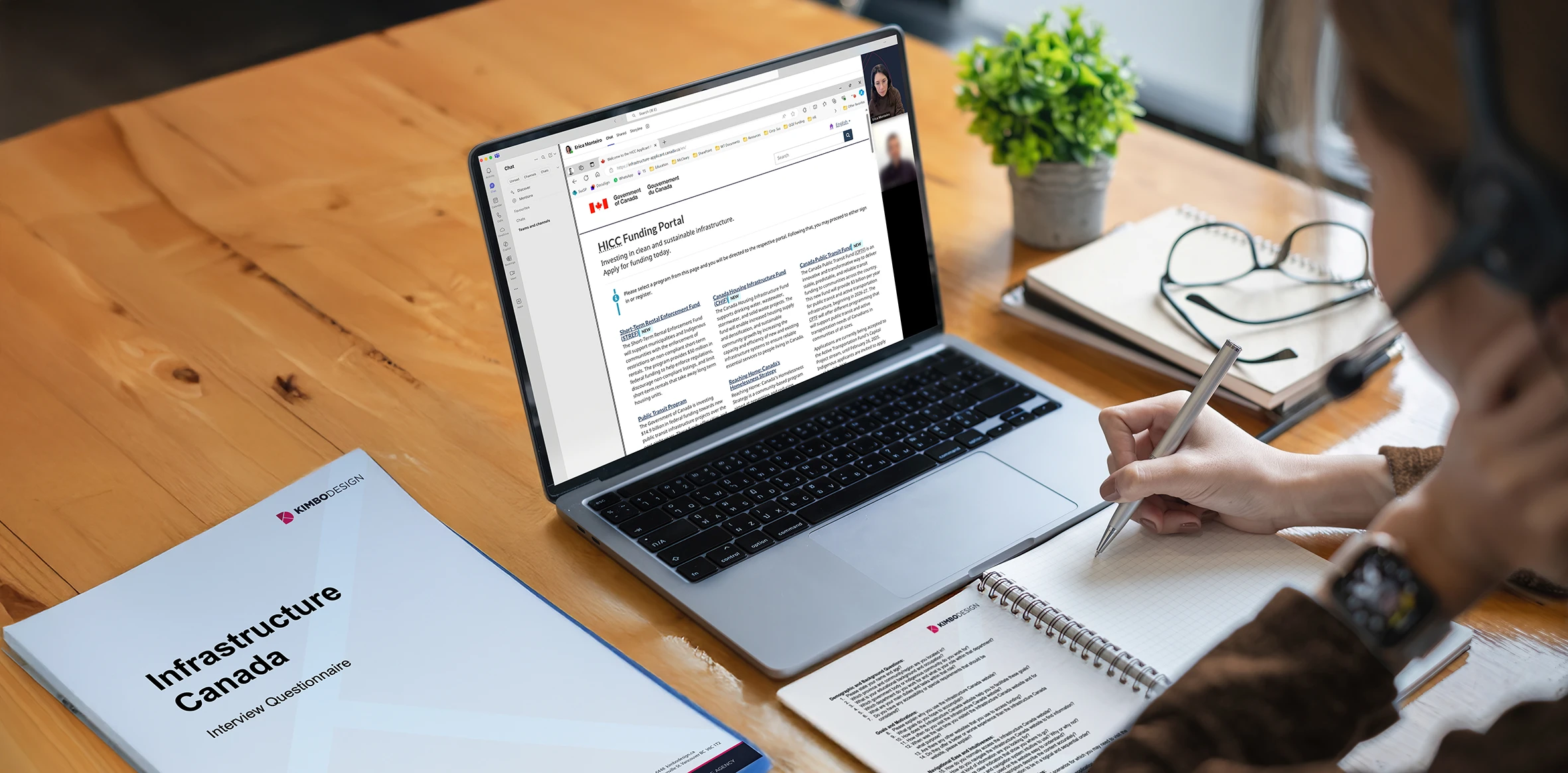 UX Interviews on MS Teams Navigating HICC's Website