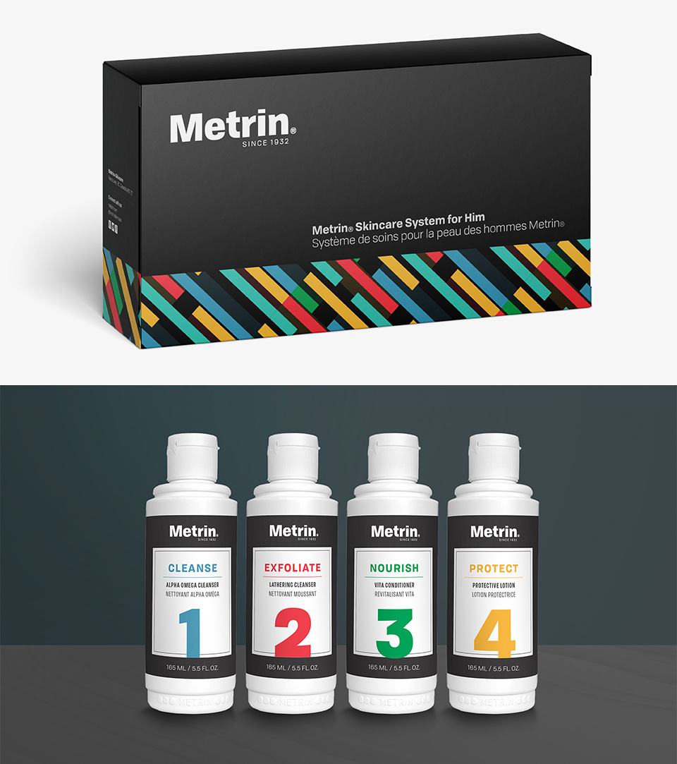 Metrin Men's Skincare System