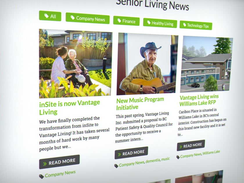 Vantage Living Seniors News and Resources