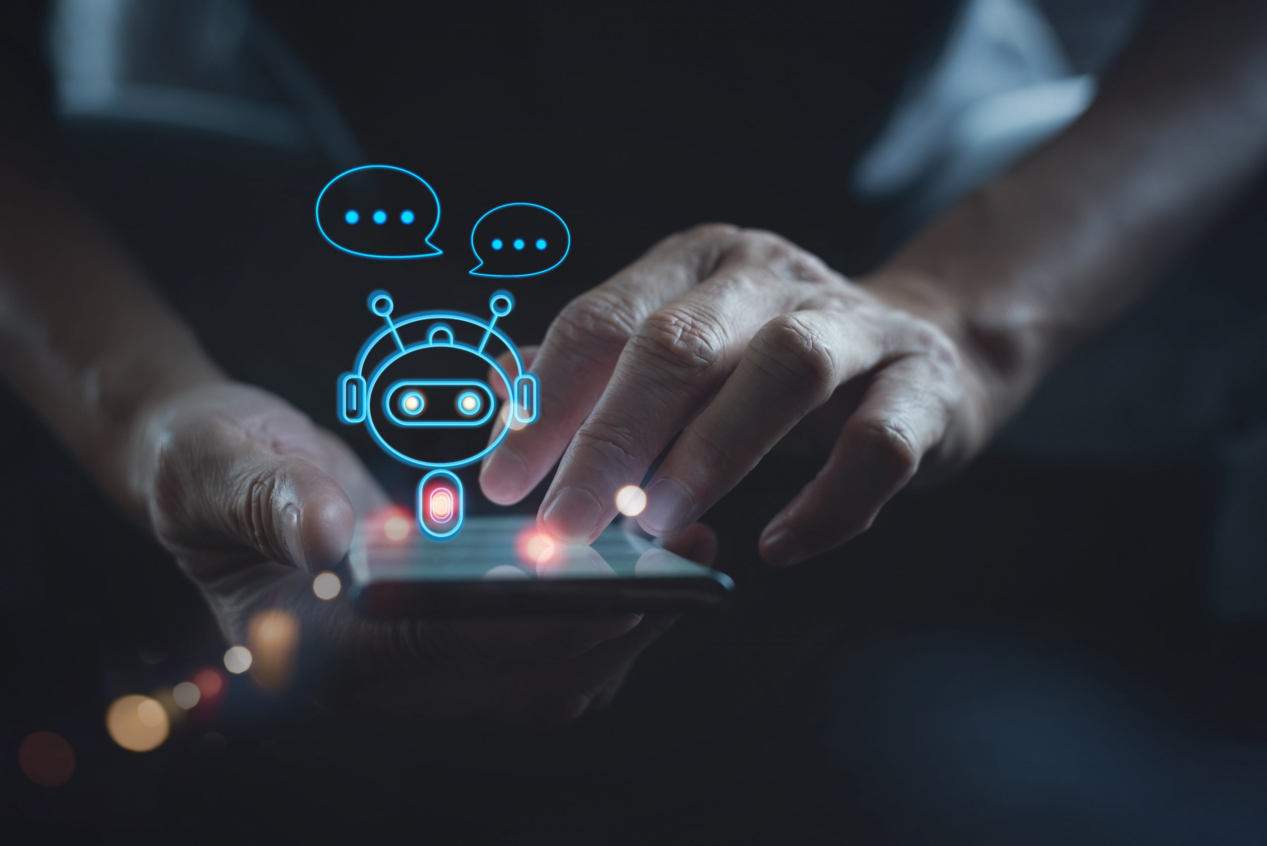 A picture of a chatbot
